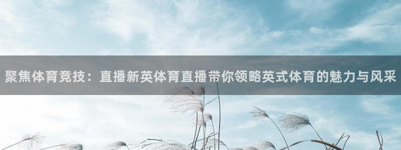 斗球直播app下载官网：聚焦体育竞技：直播新英体育直播带你领略英式体育的魅力与风采